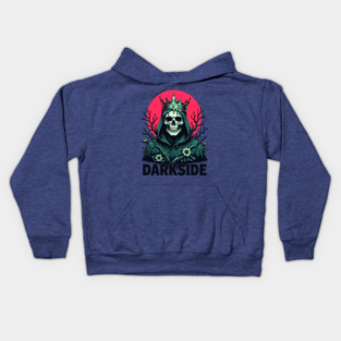Horned Skull Darkside Kids Hoodie