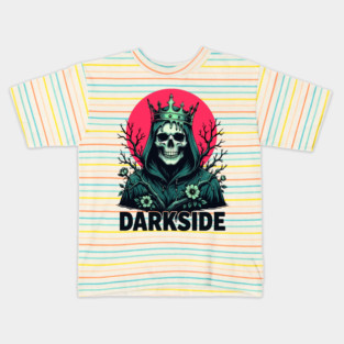 Horned Skull Darkside Kids T-Shirt