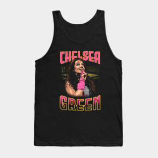 Chelsea green // Vintage Style Design Tank Top