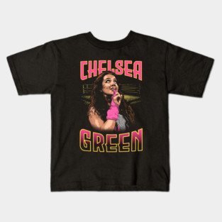 Chelsea green // Vintage Style Design Kids T-Shirt