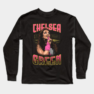 Chelsea green // Vintage Style Design Long Sleeve T-Shirt