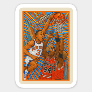 Starks Dunk Knicks Sticker
