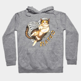 Zlatko on music book Hoodie