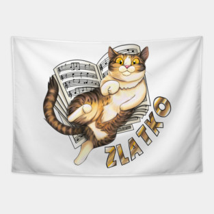 Zlatko on music book Tapestry