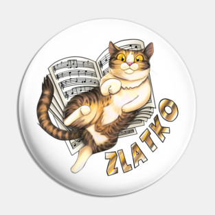 Zlatko on music book Pin
