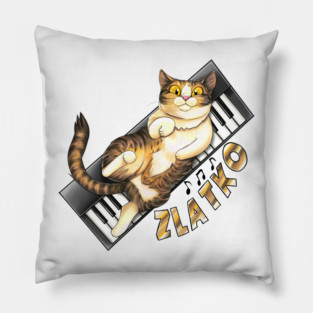 Zlatko on keyboard Pillow