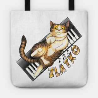 Zlatko on keyboard Tote
