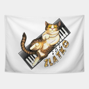 Zlatko on keyboard Tapestry