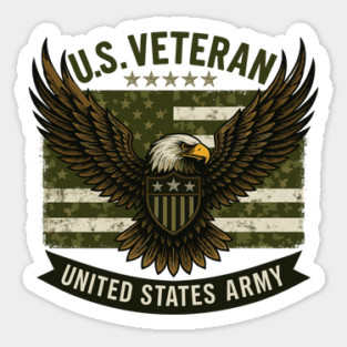 Veteran Flag Camo Magnet