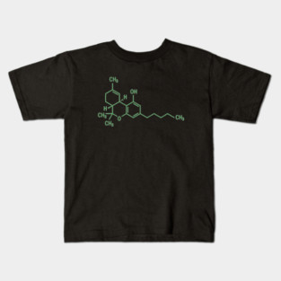 THC MOLECULE Kids T-Shirt