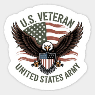 Proud American Veteran T-Shirt Magnet