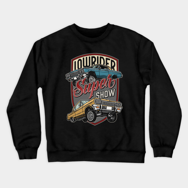 Lowrider Super Show Crewneck Sweatshirt by Timeless Chaos