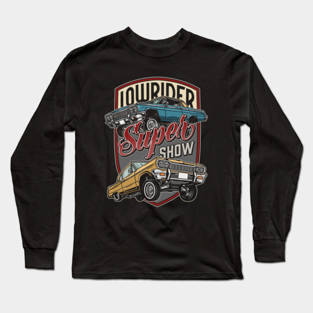 Lowrider Super Show Long Sleeve T-Shirt by Timeless Chaos