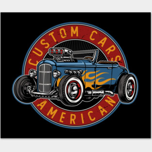 Hot Rod American Custom Posters and Art