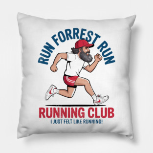 Gump's Running Club Vintage Pillow