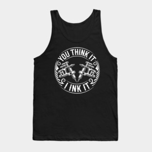Funny Saying Tattoo Artist Tattooist Tank Top