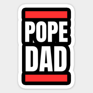 Pope-Dad Sticker