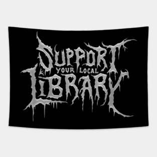 Support Your Local Library Tapestry
