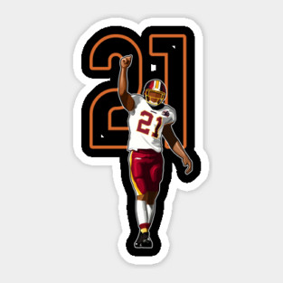 Sean Taylor Washington #21 Number Sticker