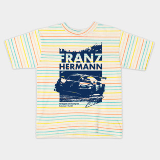 FRANZ HERMANN NAVY OVERLAY Kids T-Shirt