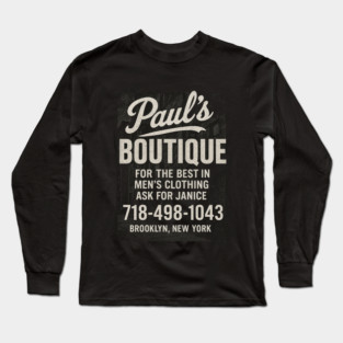Beastie Boys, Pauls Boutique Vintage Unique Long Sleeve T-Shirt