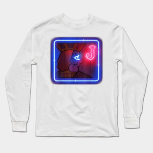 Twin Peaks - Eyed Jack's Classic Neon Bar Sign Long Sleeve T-Shirt