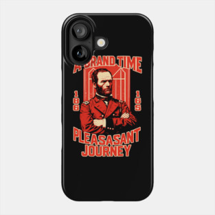 General Sherman – The Southern Tour 1865 Satirical Poster Phone Case