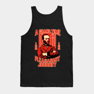 General Sherman – The Southern Tour 1865 Satirical Poster Tank Top