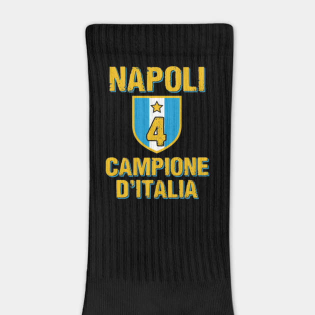 Napoli Campione D'Italia 2025 Celebrativa Quarti Campioni 4 scudetto Celebration by Tshirtiz
