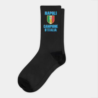 Napoli Campione D'Italia 2025 Celebrativa Quarti Campioni 4 scudetto Celebration Socks