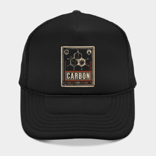 Carbon Atom Chemistry Shirt – Retro Science Design for STEM Fans Hat