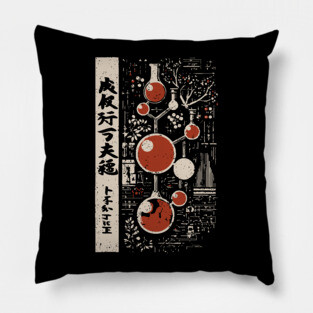 Japanese Vintage Chemistry T-Shirt – Science & Alchemy Art Pillow