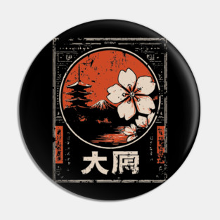 Sacred Geometry Nature Shirt – Japanese Vintage Botanical Art Pin