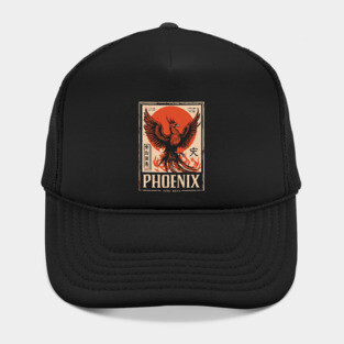 Rising Phoenix – Japanese-Inspired Rebirth & Strength Symbol Hat