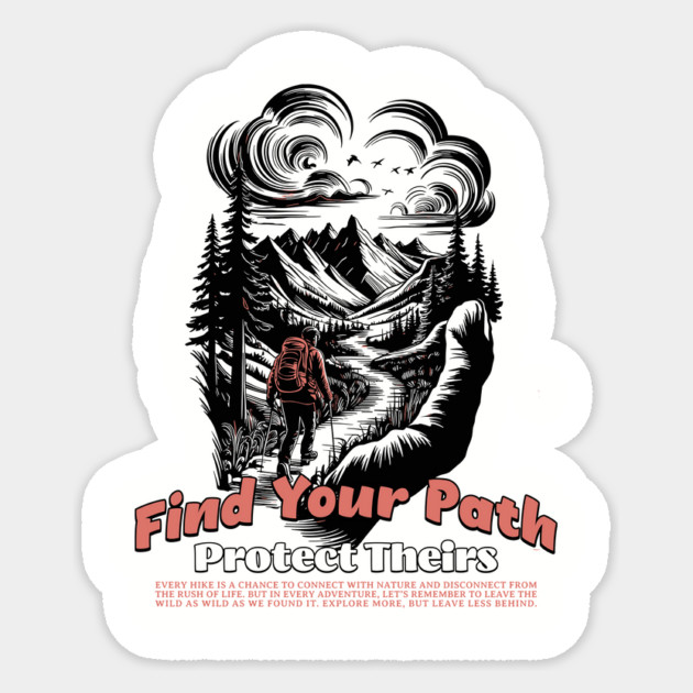 Find Their Path - Protect Theirs Sticker by Vinokurio