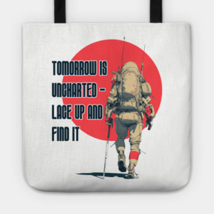Tomorrow Is Uncharted - Lace Up And Find It Tote
