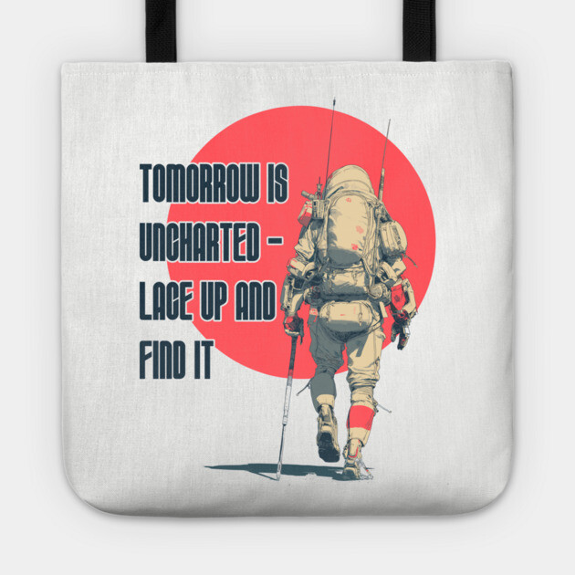 Tomorrow Is Uncharted - Lace Up And Find It Tote by Vinokurio