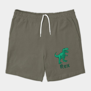 Rex Dinosaur – Green T-Rex Graphic – Bold Prehistoric Design for Dino Fans Shorts