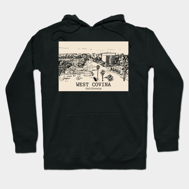 West Covina – California Hoodie by Lakeric