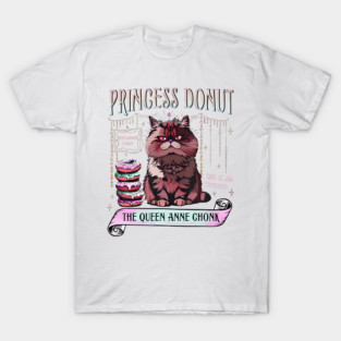 Retro Princess Donut Dungeon Crawler Carl Book Lovers T-Shirt