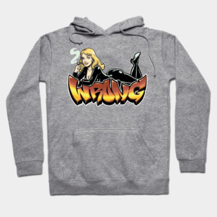 Wrong Blonde Latex Pinup Hoodie
