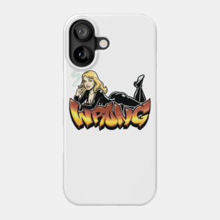 Wrong Blonde Latex Pinup Phone Case