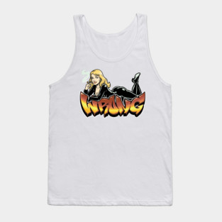 Wrong Blonde Latex Pinup Tank Top