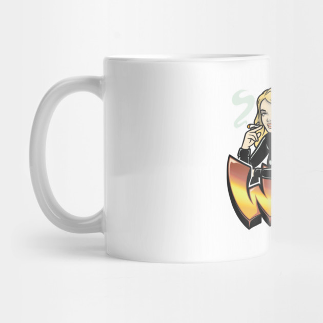 Wrong Blonde Latex Pinup by Wrongteeshirt