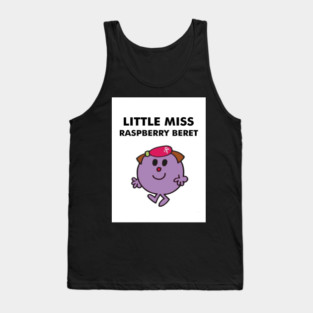 Little Miss Raspberry Beret Tank Top