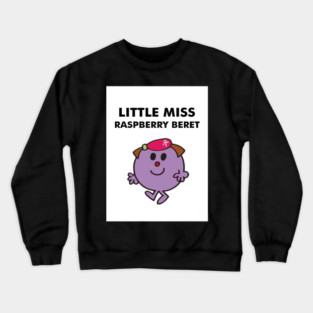 Little Miss Raspberry Beret Crewneck Sweatshirt