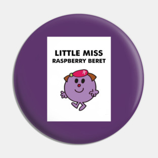Little Miss Raspberry Beret Pin