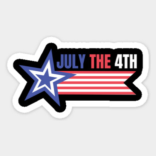 July The 4th America Magnet
