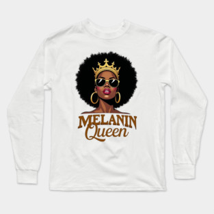 Melanin Queen Long Sleeve T-Shirt