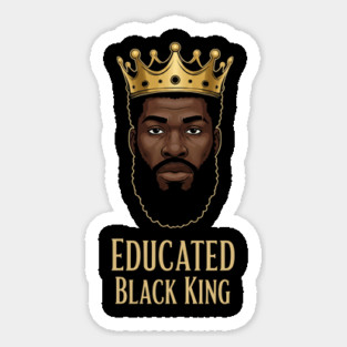 Educated Black King Magnet